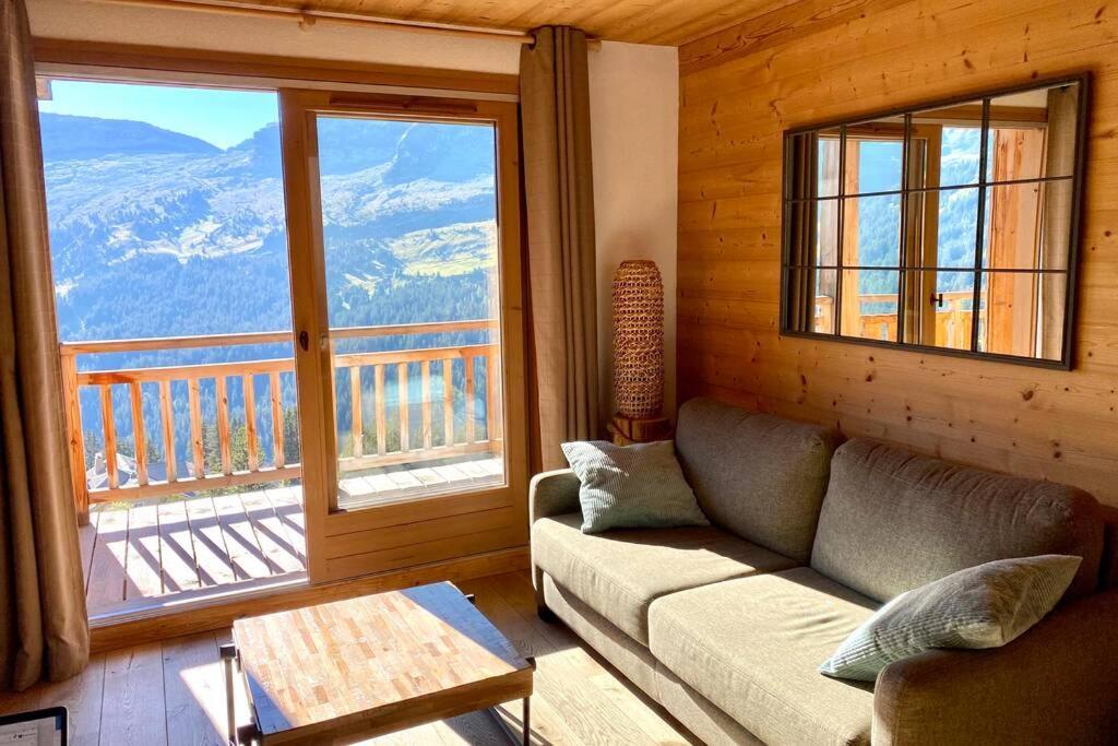 Vue Panoramique Sur Les Montagnes Plein Sud - T2 Skis Aux Pieds, Piscine & Spa Flaine Kültér fotó