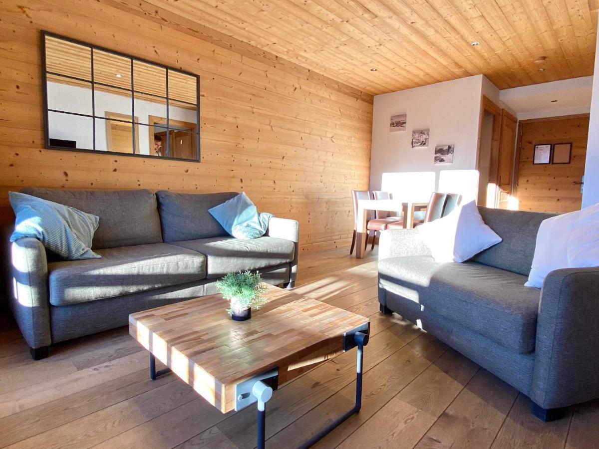 Vue Panoramique Sur Les Montagnes Plein Sud - T2 Skis Aux Pieds, Piscine & Spa Flaine Kültér fotó