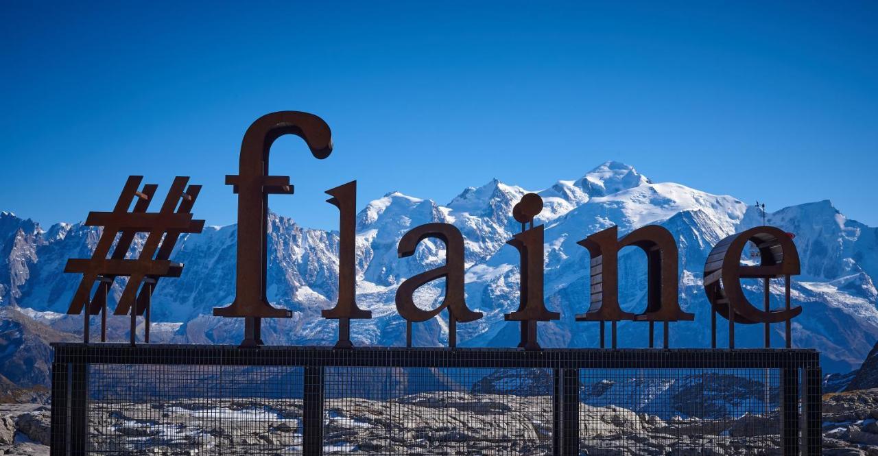 Vue Panoramique Sur Les Montagnes Plein Sud - T2 Skis Aux Pieds, Piscine & Spa Flaine Kültér fotó